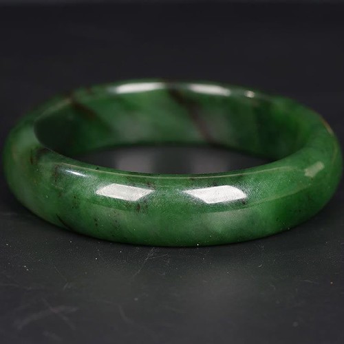 Hetian Cyan Jade Success Bangle Hetian Cyan Jade Success Bangle