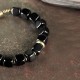 Obsidian Crystal Copper Strength Couple Bracelet
