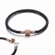 Vintage Leather Rope Luck Braid Bracelet Vintage Leather Rope Luck Braid Bracelet