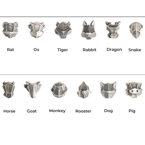 Sterling Silver Dragon Zodiac Protection Bracelet