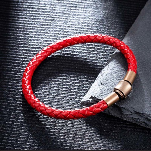 Vintage Leather Rope Luck Braid Bracelet Vintage Leather Rope Luck Braid Bracelet