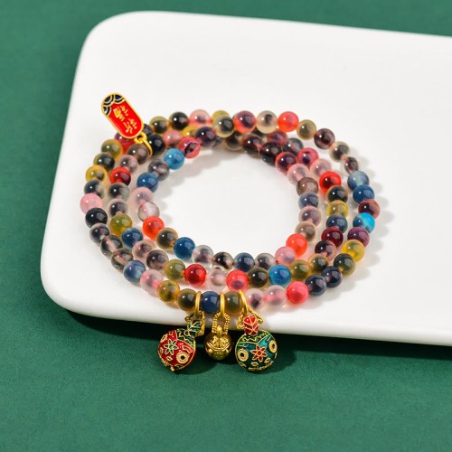 Candy Agate Gold Beast Strength Bracelet Candy Agate Gold Beast Strength Bracelet