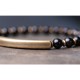 Red Jasper Moss Agate Black Obsidian Peace Bracelet Red Jasper Moss Agate Black Obsidian Peace Bracelet