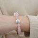 925 Silver Amethyst Aquamarine Cat's Eye Healing Bracelet
