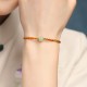 Colorful Rope Jade Bead Abundance Bracelet