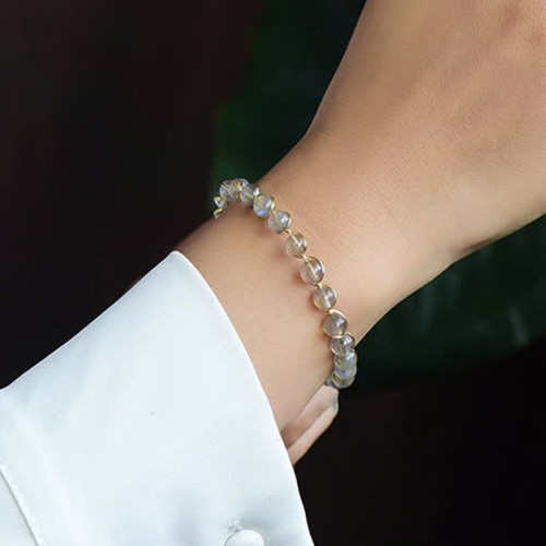 Natural Moonstone 14K Gold Healing Bracelet Natural Moonstone 14K Gold Healing Bracelet