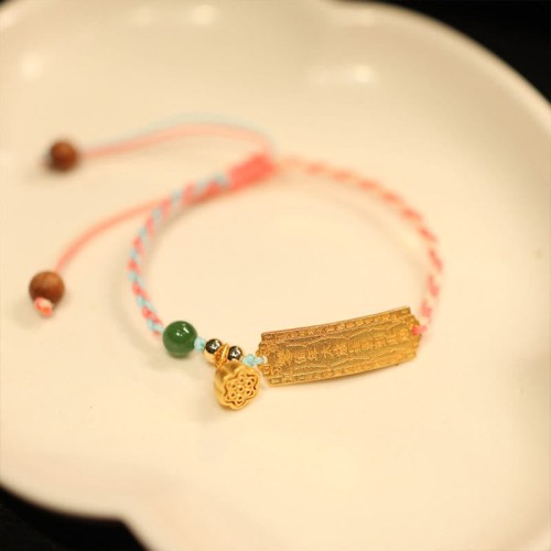 925 Silver Handmade Multicolor String Luck Charm Bracelet 925 Silver Handmade Multicolor String Luck Charm Bracelet