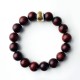 Small Leaf Red Sandalwood Protection Bracelet