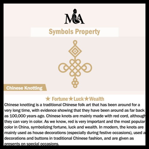 Aquamarine Amber Chinese Knot Charm Peace Bracelet