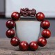 Small Leaf Red Sandalwood PiXiu Bracelet Small Leaf Red Sandalwood PiXiu Bracelet