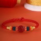 Year of the Dragon 925 Silver Cinnabar Auspicious Bracelet Year of the Dragon 925 Silver Cinnabar Auspicious Bracelet