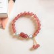 Strawberry Quartz Moonstone PiXiu Love Healing Bracelet Strawberry Quartz Moonstone PiXiu Love Healing Bracelet