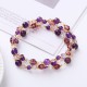 Tourmaline Strawberry Quartz Peace Wisdom Bracelet Tourmaline Strawberry Quartz Peace Wisdom Bracelet
