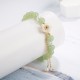 Jade Peach Blossom Pearl Luck Bracelet