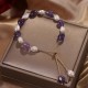 Blue Aventurine Crystal Pearl Healing Bracelet Blue Aventurine Crystal Pearl Healing Bracelet