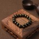 White Crystal Black Onyx Meditation Bracelet White Crystal Black Onyx Meditation Bracelet