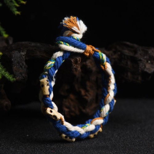 Tibetan Zakiram Goddess of Wealth Bead Luck Bracelet