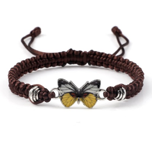 Butterfly Freedom Love Charm Bracelet
