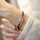 Chalcedony Peace Buckle Positive String Bracelet Chalcedony Peace Buckle Positive String Bracelet