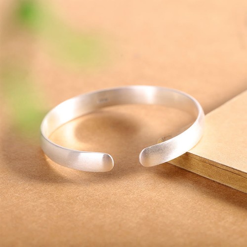 999 Sterling Silver Koi Fish Luck Cuff Bangle 999 Sterling Silver Koi Fish Luck Cuff Bangle