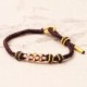 Peach Blossoms Luck Braided String Bracelet