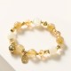 14K Gold Plated Golden Rutilated Quartz Wealth Charm Bracelet 14K Gold Plated Golden Rutilated Quartz Wealth Charm Bracelet
