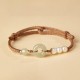 Hetian Jade Pearl Peace Luck Bracelet