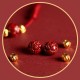Handmade Lotus Cinnabar Blessing Braid Bracelet