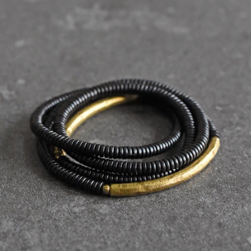 Ebony Copper Balance Multilayered Bracelet Ebony Copper Balance Multilayered Bracelet