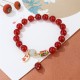 Natural Red Agate Jade Confidence Blessing Bracelet