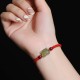 Jade Cinnabar Lucky Tiger Bracelet
