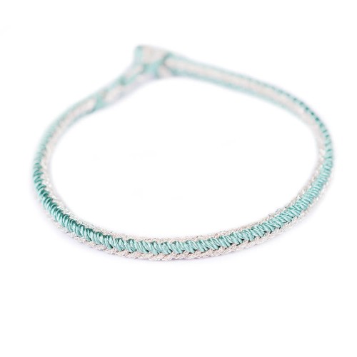 Two-Color Rope Eight Thread Peace Knot Bracelet Two-Color Rope Eight Thread Peace Knot Bracelet