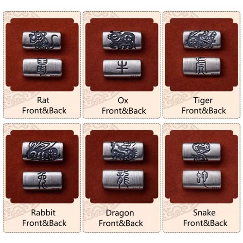 925 Silver 12 Chinese Zodiac Cinnabar String Bracelet 925 Silver 12 Chinese Zodiac Cinnabar String Bracelet