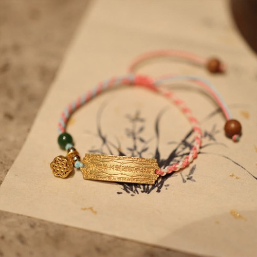 925 Silver Handmade Multicolor String Luck Charm Bracelet 925 Silver Handmade Multicolor String Luck Charm Bracelet