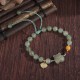 Chinese Zodiac Tiger Jade Blessing Bracelet