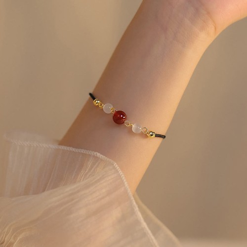 Red Agate Cat Eye Confidence Bracelet Red Agate Cat Eye Confidence Bracelet