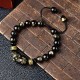 Gold Sheen Obsidian PiXiu Wealth Bracelet Gold Sheen Obsidian PiXiu Wealth Bracelet