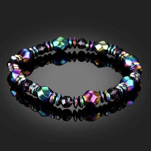 Rainbow Hematite Wellness Bracelet Rainbow Hematite Wellness Bracelet