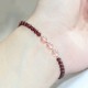 Garnet Strawberry Quartz Calm Bracelet Garnet Strawberry Quartz Calm Bracelet