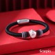 999 Sterling Silver Zodiac Blessing Handmade String Bracelet 999 Sterling Silver Zodiac Blessing Handmade String Bracelet