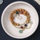Chalcedony Peace Buckle Soothing Double Wrap Bracelet