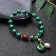 Natural Malachite Red Agate Protection Bracelet Natural Malachite Red Agate Protection Bracelet