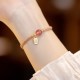 Red Agate Jade Lotus Confidence Bracelet Red Agate Jade Lotus Confidence Bracelet