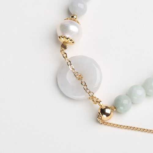 Natural Jade Pearl Prosperity Luck Bracelet Natural Jade Pearl Prosperity Luck Bracelet