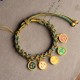 Tibetan Five God of Wealth Luck Braid Bracelet
