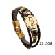 12 Constellations Hematite Leather Bracelet 12 Constellations Hematite Leather Bracelet