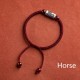 925 Silver 12 Chinese Zodiac Cinnabar String Bracelet 925 Silver 12 Chinese Zodiac Cinnabar String Bracelet