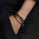 Lava Rock Copper Balance Cuff Bangle