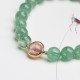 Natural Green Strawberry Quartz Soothing Bracelet Natural Green Strawberry Quartz Soothing Bracelet