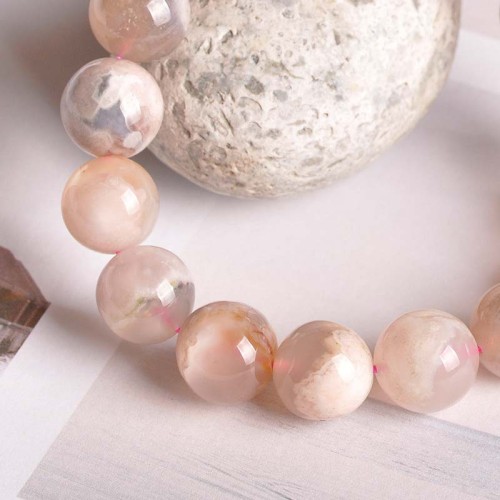 Sakura Agate Peace Blessing Bracelet Sakura Agate Peace Blessing Bracelet